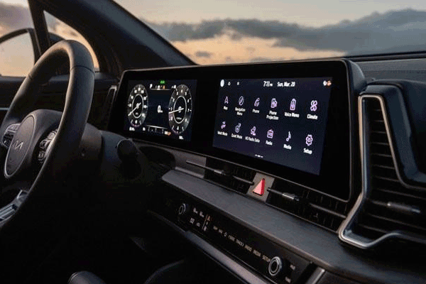 Dual 12.3-inch panoramic screens