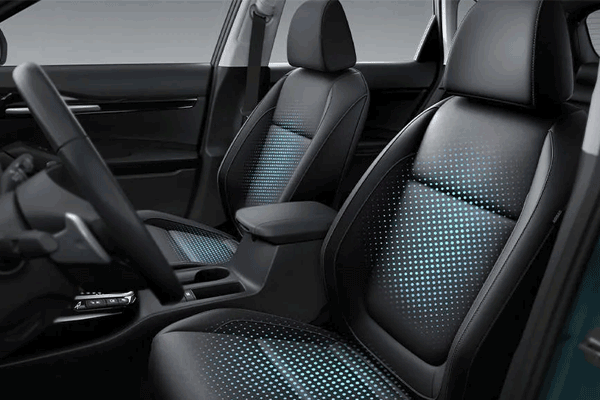 Ventilated front seats