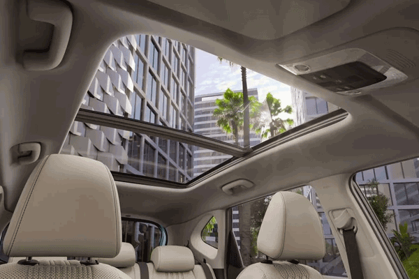 Panoramic sunroof
