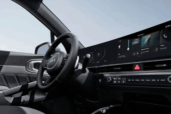 Panoramic curved display